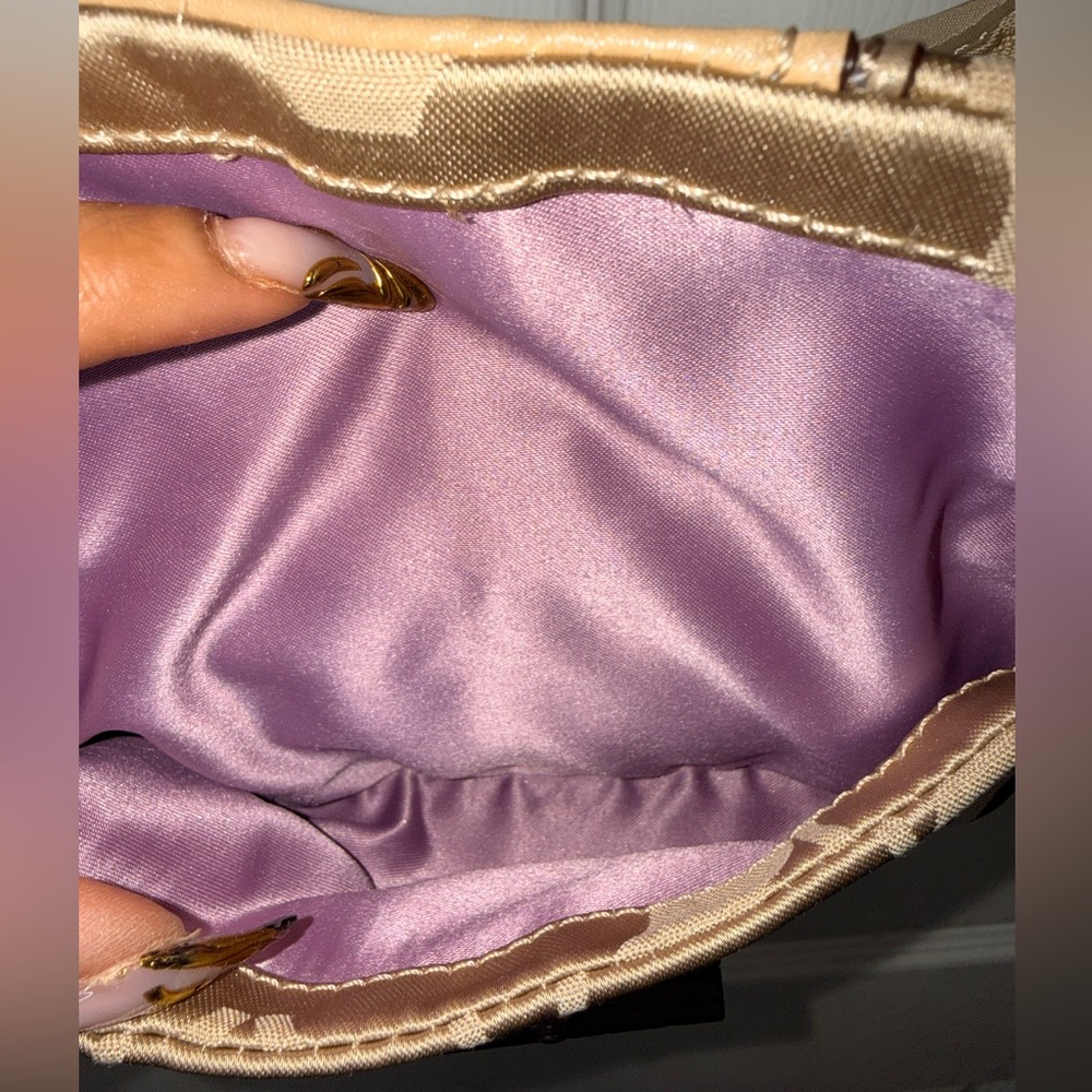 NWOT - Coach Kristin Signature Pleated Flap Crossbody Bag - Picture 5 of 14
